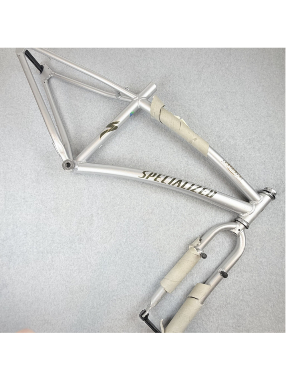 90s Specialized Globe A1 Deluxe Frame Fork 17” Silver 26” Hybrid Frameset